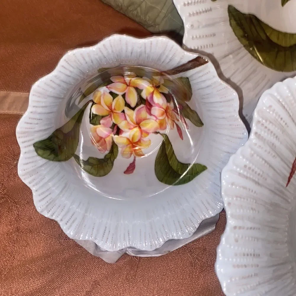 Cupcakes & Cashmere Set of Four Botanical Melamine Nesting Bowls!